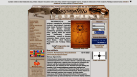 What Racjonalista.pl website looked like in 2022 (3 years ago)