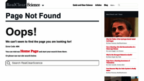 What Realclearscience.com website looked like in 2022 (2 years ago)