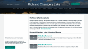 What Richlandchambersreservoir.com website looked like in 2022 (2 years ago)