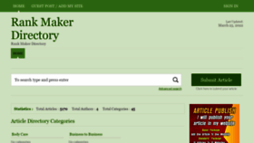What Rankmakerdirectory.com website looked like in 2022 (2 years ago)