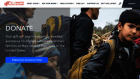 What Refugees.org website looked like in 2022 (2 years ago)