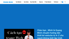 What Richardquang.com website looked like in 2022 (2 years ago)
