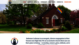 What Redeemerlutheran.ca website looked like in 2022 (2 years ago)