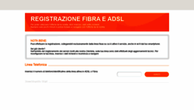 What Registrazioneadsl.infostrada.it website looked like in 2022 (2 years ago)