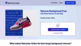 What Retoucher.online website looked like in 2022 (2 years ago)