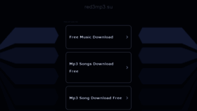 What Red3mp3.su website looked like in 2022 (2 years ago)