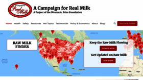 What Realmilk.com website looked like in 2022 (2 years ago)