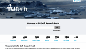 What Research.tudelft.nl website looked like in 2022 (2 years ago)