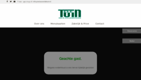What Restaurantdetuin.nl website looked like in 2022 (2 years ago)