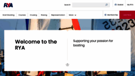 What Rya.org.uk website looked like in 2022 (2 years ago)