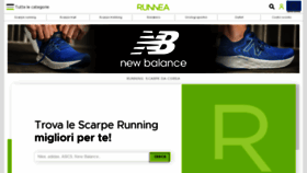 What Runnea.it website looked like in 2022 (2 years ago)