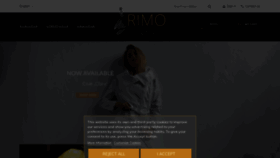 What Rimo.fashion website looked like in 2022 (2 years ago)