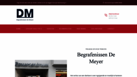 What Rouwcentrumdemeyer.be website looked like in 2022 (2 years ago)