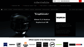 What Robertwhite.co.uk website looked like in 2022 (2 years ago)