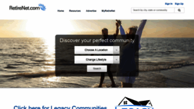 What Retirenet.com website looked like in 2022 (3 years ago)