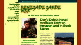 What Renegadegardener.com website looked like in 2022 (2 years ago)