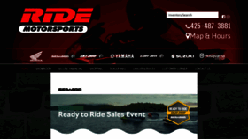 What Ridemotorsports.com website looked like in 2022 (2 years ago)