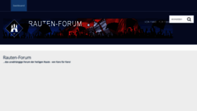 What Rauten-forum.de website looked like in 2022 (2 years ago)