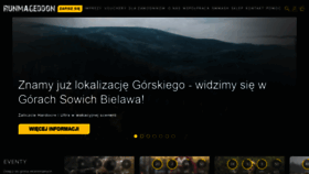 What Runmageddon.pl website looked like in 2022 (2 years ago)
