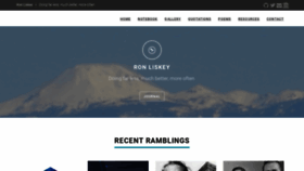 What Ronliskey.com website looked like in 2022 (2 years ago)