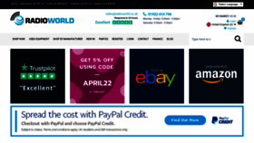 What Radioworld.co.uk website looked like in 2022 (2 years ago)