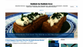 What Rubbisheatrubbishgrow.com website looked like in 2022 (2 years ago)