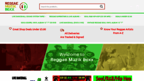 What Reggaemuzikboxx.com website looked like in 2022 (2 years ago)