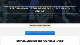 What Reformationofthedeadbeatnoble.com website looked like in 2022 (1 year ago)
