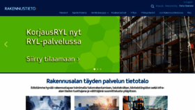What Rakennustieto.fi website looked like in 2022 (3 years ago)