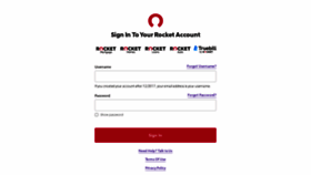 What Rocketaccount.com website looked like in 2022 (1 year ago)