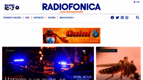 What Radiofonica.com website looked like in 2022 (2 years ago)