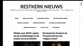 What Restkerk.net website looked like in 2022 (1 year ago)