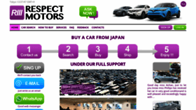 What Respectmotors.com website looked like in 2022 (1 year ago)