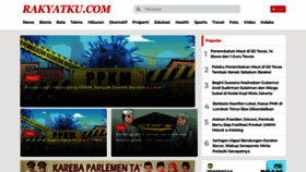 What Rakyatku.com website looked like in 2022 (1 year ago)