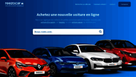 What Reezocar.fr website looked like in 2022 (2 years ago)