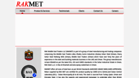 What Rakmet.com website looked like in 2022 (1 year ago)