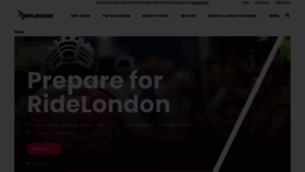 What Ridelondon.co.uk website looked like in 2022 (1 year ago)