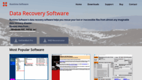 What Runtime.org website looked like in 2022 (3 years ago)