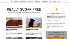 What Reallysugarfree.com website looked like in 2022 (2 years ago)
