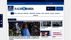 What Radiomaria.it website looked like in 2022 (1 year ago)