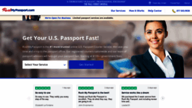 What Rushmypassport.com website looked like in 2022 (3 years ago)