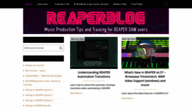 What Reaperblog.net website looked like in 2022 (1 year ago)