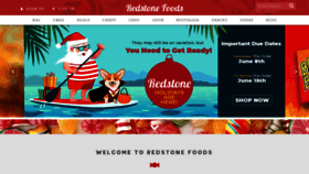 What Redstonefoods.com website looked like in 2022 (1 year ago)