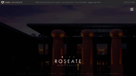 What Roseatehotels.com website looked like in 2022 (1 year ago)