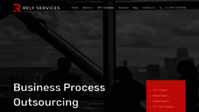What Relyservices.com website looked like in 2022 (3 years ago)