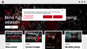What Redbullsalzburg.at website looked like in 2022 (1 year ago)