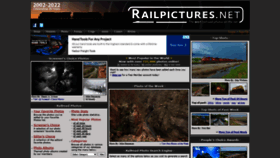 What Railpictures.net website looked like in 2022 (1 year ago)
