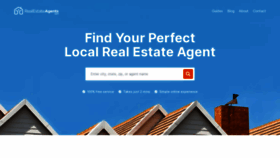 What Realestateagents.com website looked like in 2022 (1 year ago)