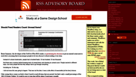 What Rssboard.org website looked like in 2022 (1 year ago)