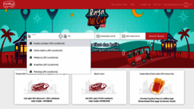What Redbus.my website looked like in 2022 (1 year ago)